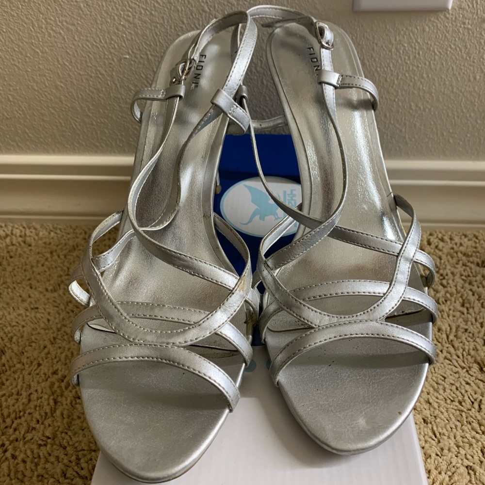 Silver heels